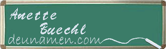 Anette Buechl Visitenkarte